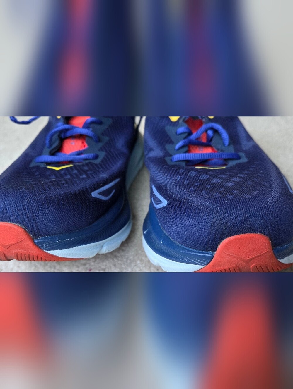 Hoka One One Clifton 9 Bellwether Blue Running Shoes Mens Sz 10 2E - Picture 5 of 14